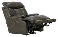 Naples - Power Headrest Power Lay Flat Recliner w/Extended Ottoman