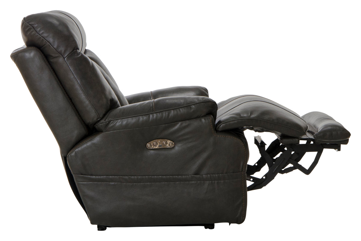 Naples - Power Headrest Power Lay Flat Recliner w/Extended Ottoman