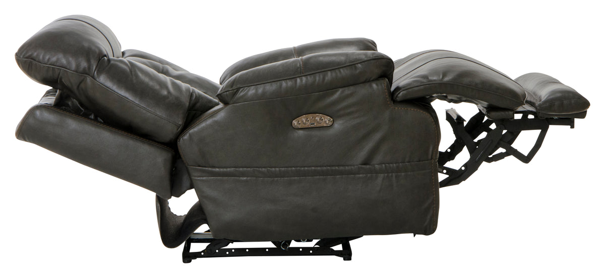 Naples - Power Headrest Power Lay Flat Recliner w/Extended Ottoman