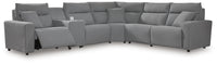 Modmax II 6-Piece Power Reclining Sectional with Console
