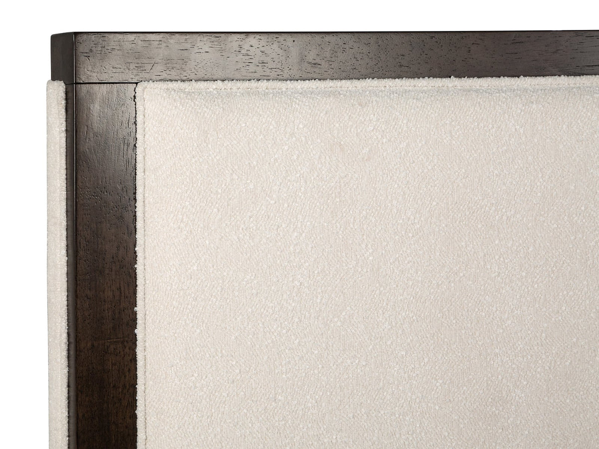 Magnussen Home Rowan Espresso King Upholstered Panel Bed With 2 Open Nightstands