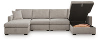 ModMax Luxe 4-Piece Double Storage Chaise Sectional
