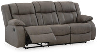 First Base Reclining Sofa and 2 Recliners