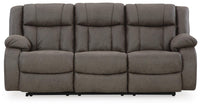 First Base Reclining Sofa and 2 Recliners