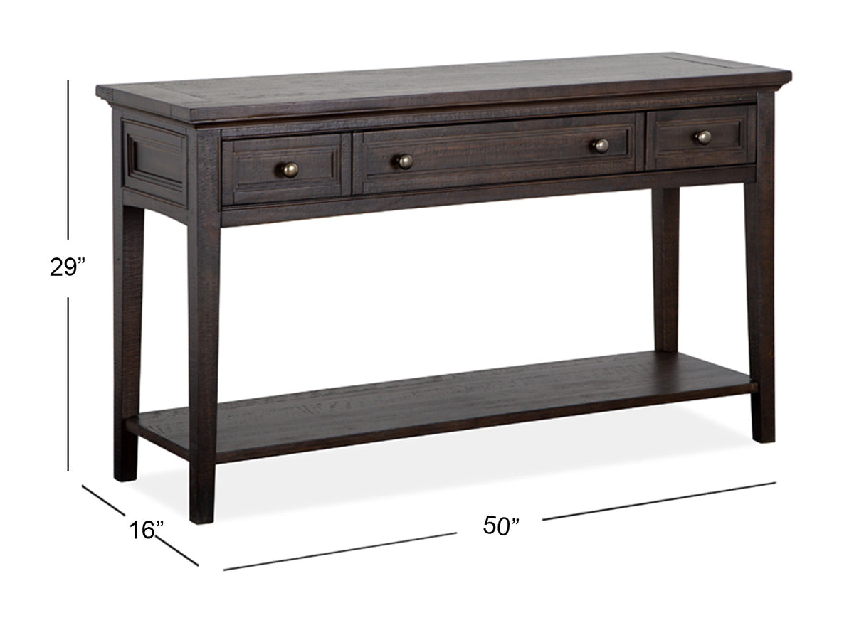 Magnussen Home Westley Falls Graphite Rectangular Sofa Table