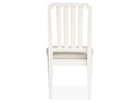 Magnussen Home Willowbrook Egg Shell White Extendable Rectangular Dining Table With 4 Side Chairs 2 Upholstered Side Chairs And Buffet
