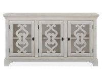 Magnussen Home Bronwyn Alabaster Extendable Rectangular Dining Table With 2 Benches And Server