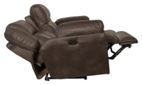 Ferrington - Power Headrest w/ Lumbar Power Lay Flat Reclining Sofa