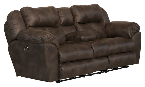 Ferrington - Power Headrest w/ Lumbar Power Lay Flat Reclining Loveseat