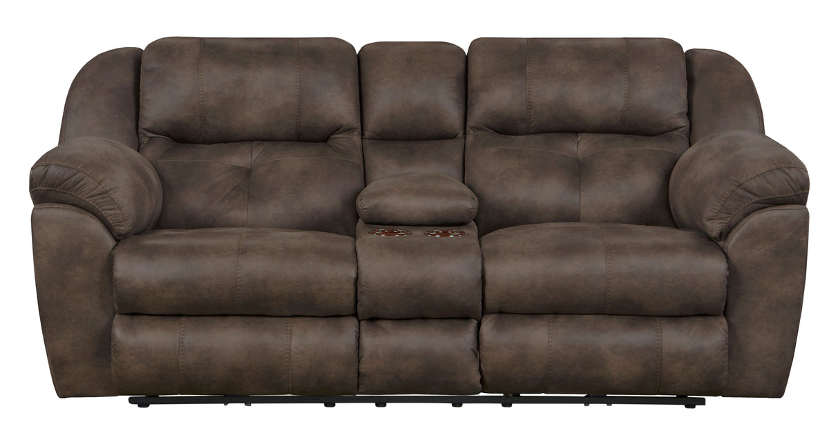 Ferrington - Power Headrest w/ Lumbar Power Lay Flat Reclining Loveseat