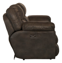 Ferrington - Power Headrest w/ Lumbar Power Lay Flat Reclining Loveseat