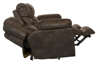 Ferrington - Power Headrest w/ Lumbar Power Lay Flat Reclining Sofa
