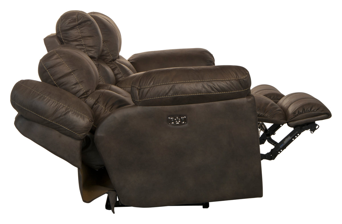 Ferrington - Power Headrest w/ Lumbar Power Lay Flat Reclining Sofa