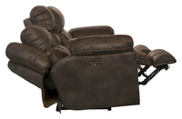 Ferrington - Power Headrest w/ Lumbar Power Lay Flat Reclining Sofa