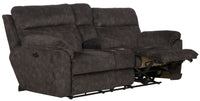 Sedona - Pwr Hdrst w/Lumbar Lay Flt Rcl Cnsl Loveseat w/Stg &amp; Cphldrs