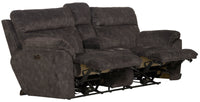 Sedona - Pwr Hdrst w/Lumbar Lay Flt Rcl Cnsl Loveseat w/Stg &amp; Cphldrs