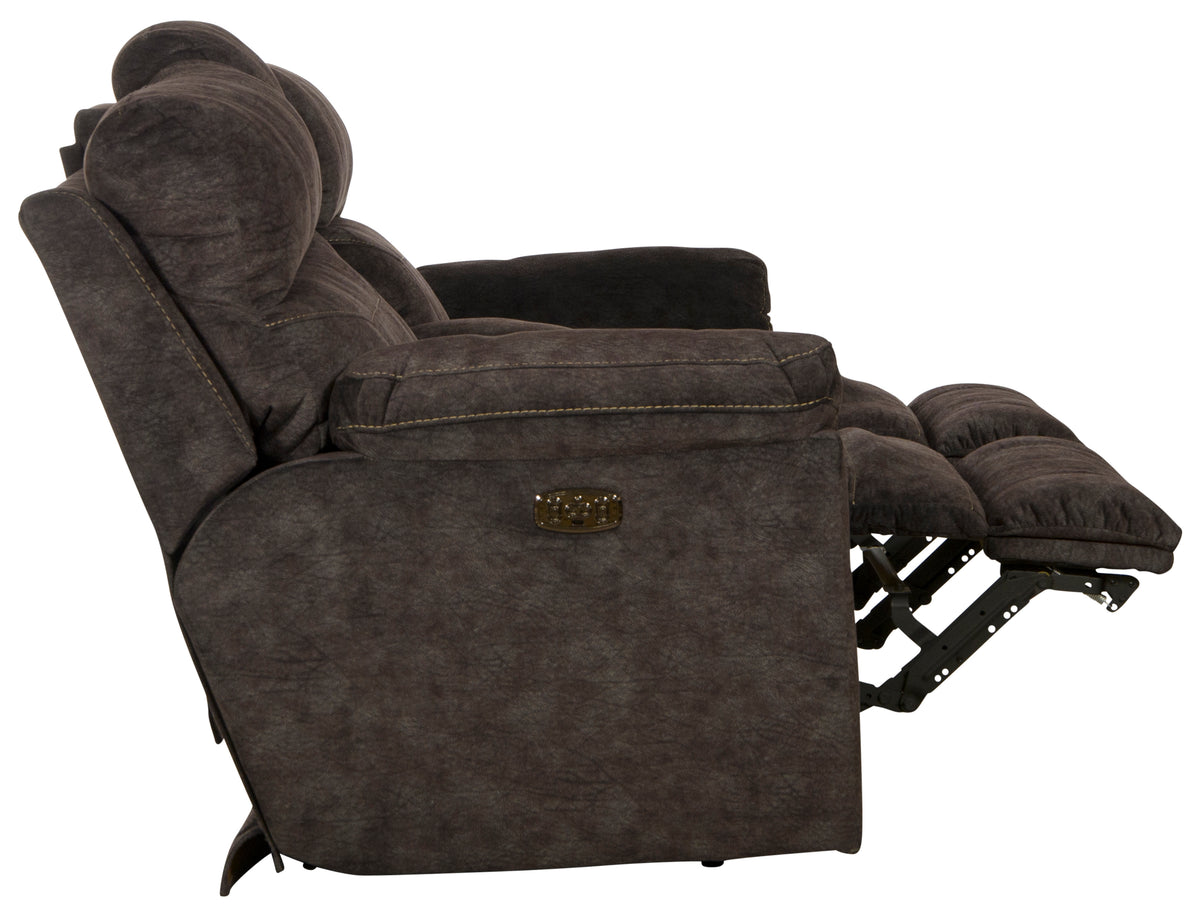 Sedona - Pwr Hdrst w/Lumbar Lay Flt Rcl Cnsl Loveseat w/Stg &amp; Cphldrs