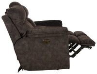 Sedona - Pwr Hdrst w/Lumbar Lay Flt Rcl Cnsl Loveseat w/Stg &amp; Cphldrs