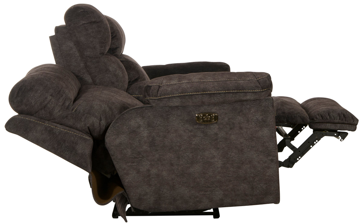 Sedona - Pwr Hdrst w/Lumbar Lay Flt Rcl Cnsl Loveseat w/Stg &amp; Cphldrs