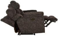 Sedona - Pwr Hdrst w/Lumbar Lay Flt Rcl Cnsl Loveseat w/Stg &amp; Cphldrs