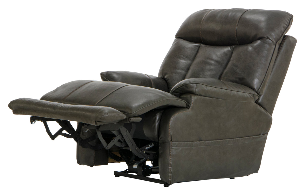Naples - Pwr Headrest w/Lumbar Pwr Lay Flat Recliner w/Ext Ottoman