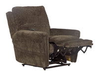 Warner - Power Headrest w/Lumbar Power Lay Flat Recliner