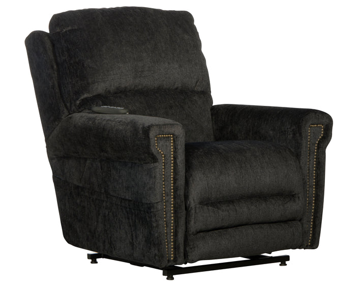 Warner - Power Headrest w/Lumbar Power Lay Flat Recliner