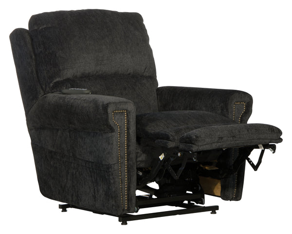 Warner - Power Headrest w/Lumbar Power Lay Flat Recliner