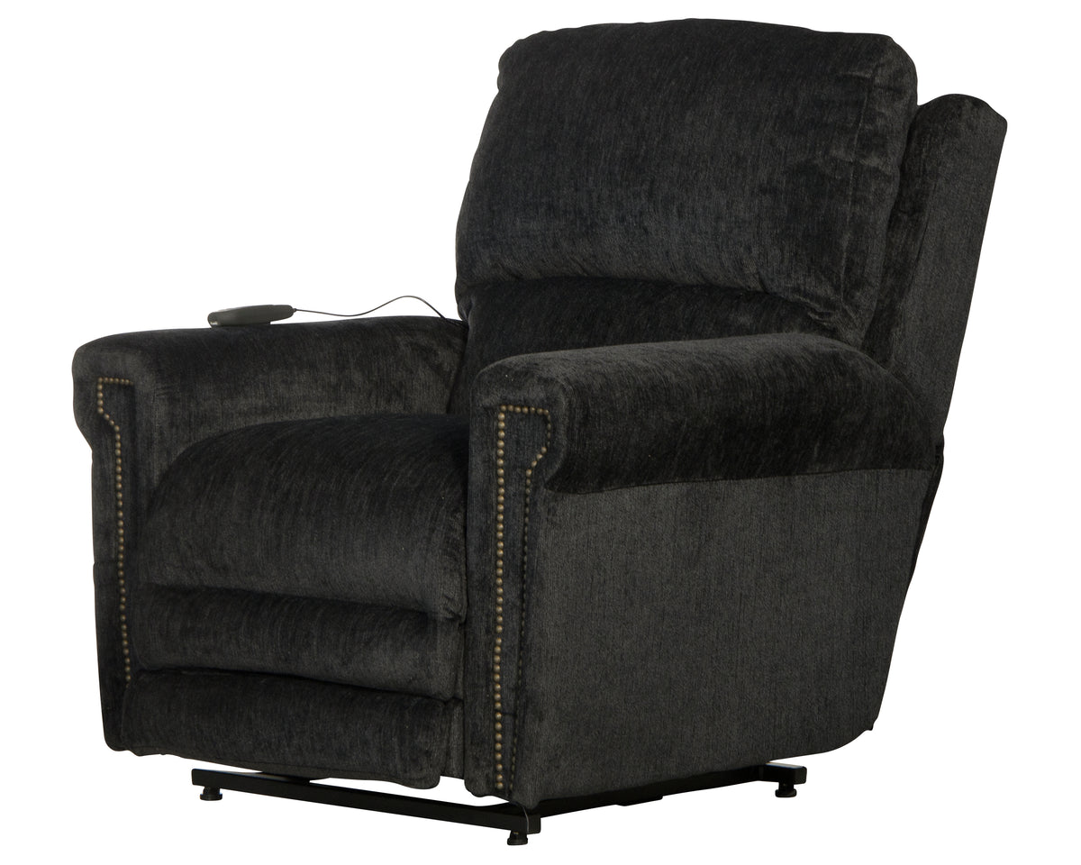 Warner - Power Headrest w/Lumbar Power Lay Flat Recliner