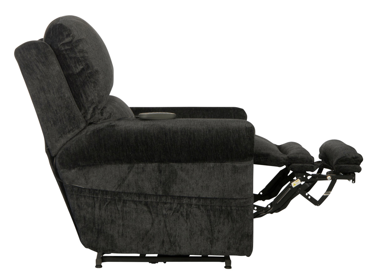 Warner - Power Headrest w/Lumbar Power Lay Flat Recliner