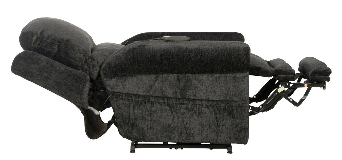 Warner - Power Headrest w/Lumbar Power Lay Flat Recliner