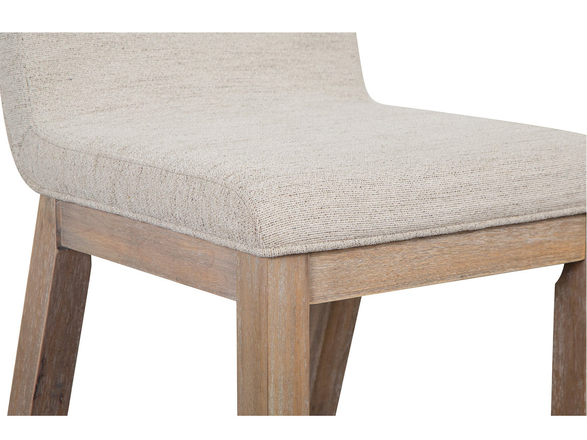 Magnussen Home Ainsley Cerused Khaki Extendable Rectangular Dining Table With 4 Host Chairs And Bench