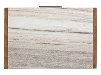 Magnussen Home Plum Creek Sierra Brown Queen Panel Bed 2 Nightstands And Drawer Dresser With Landscape Mirror