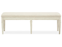 Magnussen Home Newport Alabaster Extendable Rectangular Dining Table With 2 Benches 2 Side Chairs And Server
