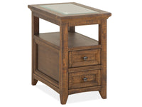 Magnussen Home Bay Creek Toasted Nutmeg Rectangular Cocktail Table With 2 Chairside End Table And Sofa Table