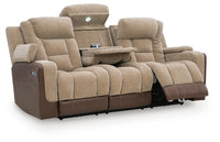 Mixed Motion Power Reclining Sofa