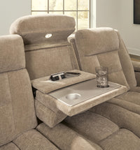 Mixed Motion Power Reclining Sofa