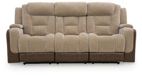 Mixed Motion Power Reclining Sofa
