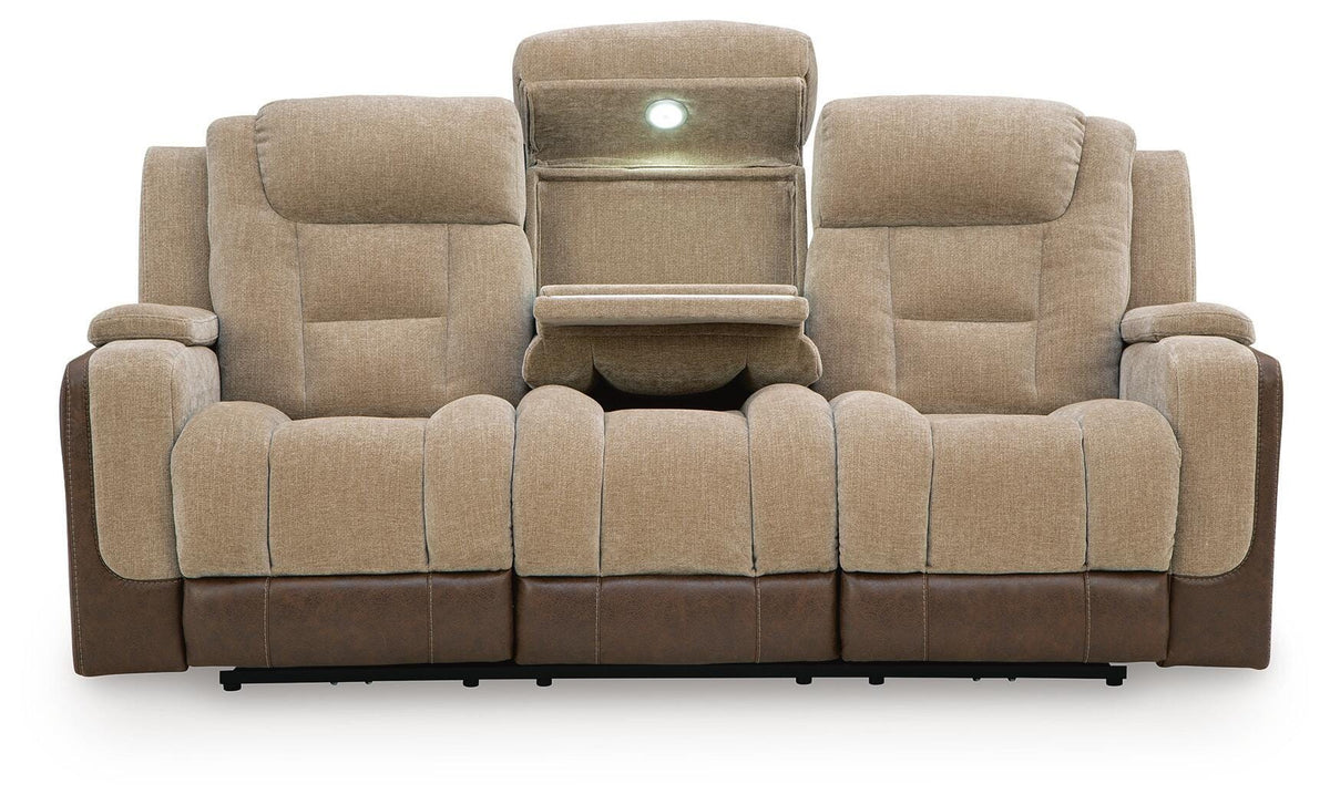 Mixed Motion Power Reclining Sofa