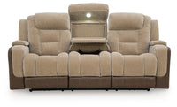 Mixed Motion Power Reclining Sofa