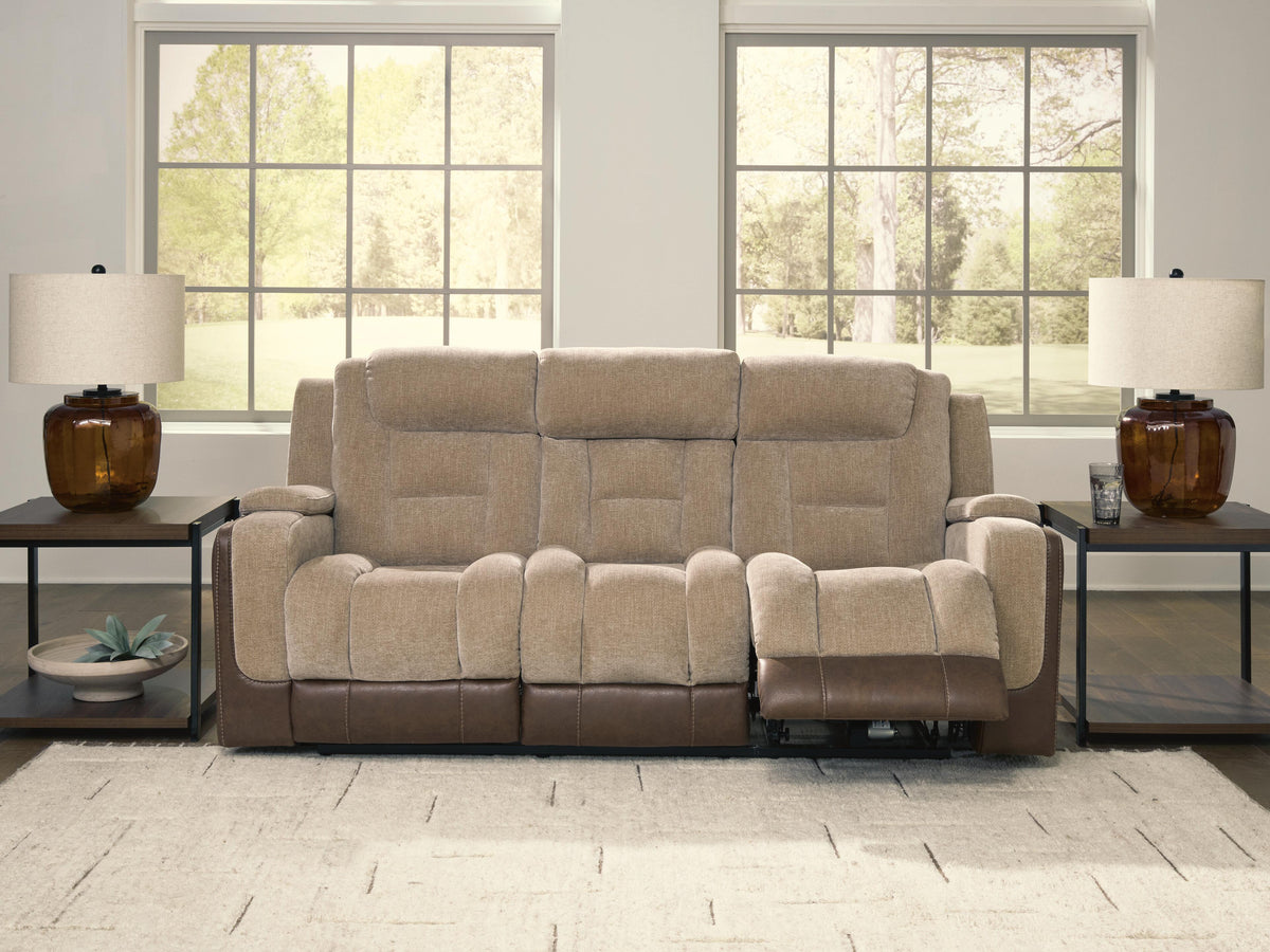 Mixed Motion Power Reclining Sofa