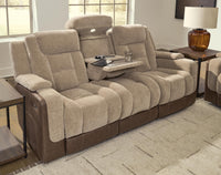 Mixed Motion Power Reclining Sofa