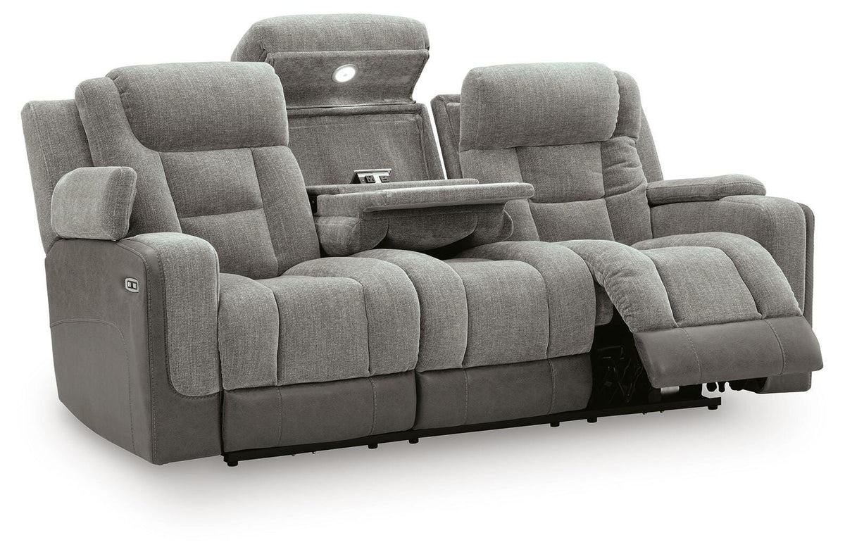Mixed Motion Power Reclining Sofa