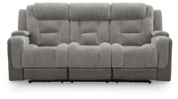 Mixed Motion Power Reclining Sofa