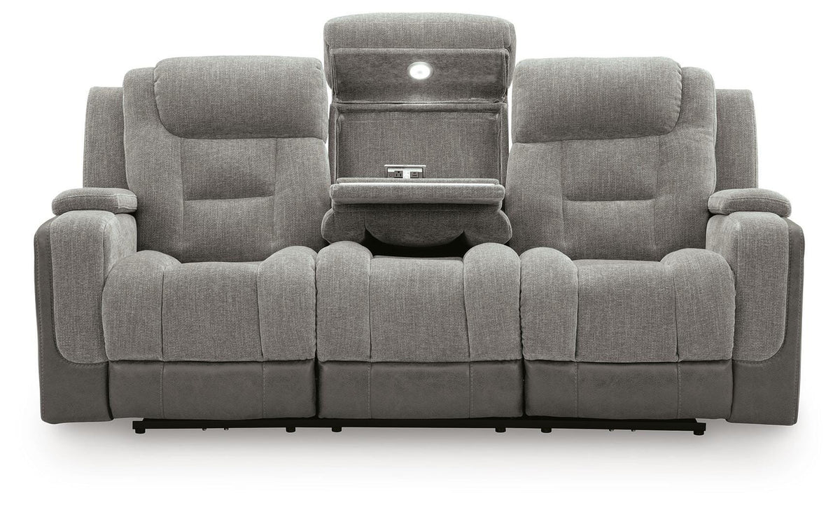 Mixed Motion Power Reclining Sofa