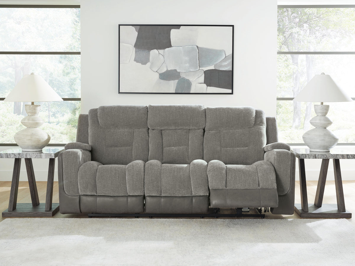Mixed Motion Power Reclining Sofa