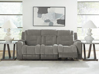Mixed Motion Power Reclining Sofa