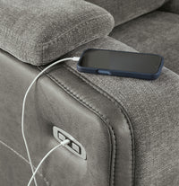 Mixed Motion Power Reclining Sofa