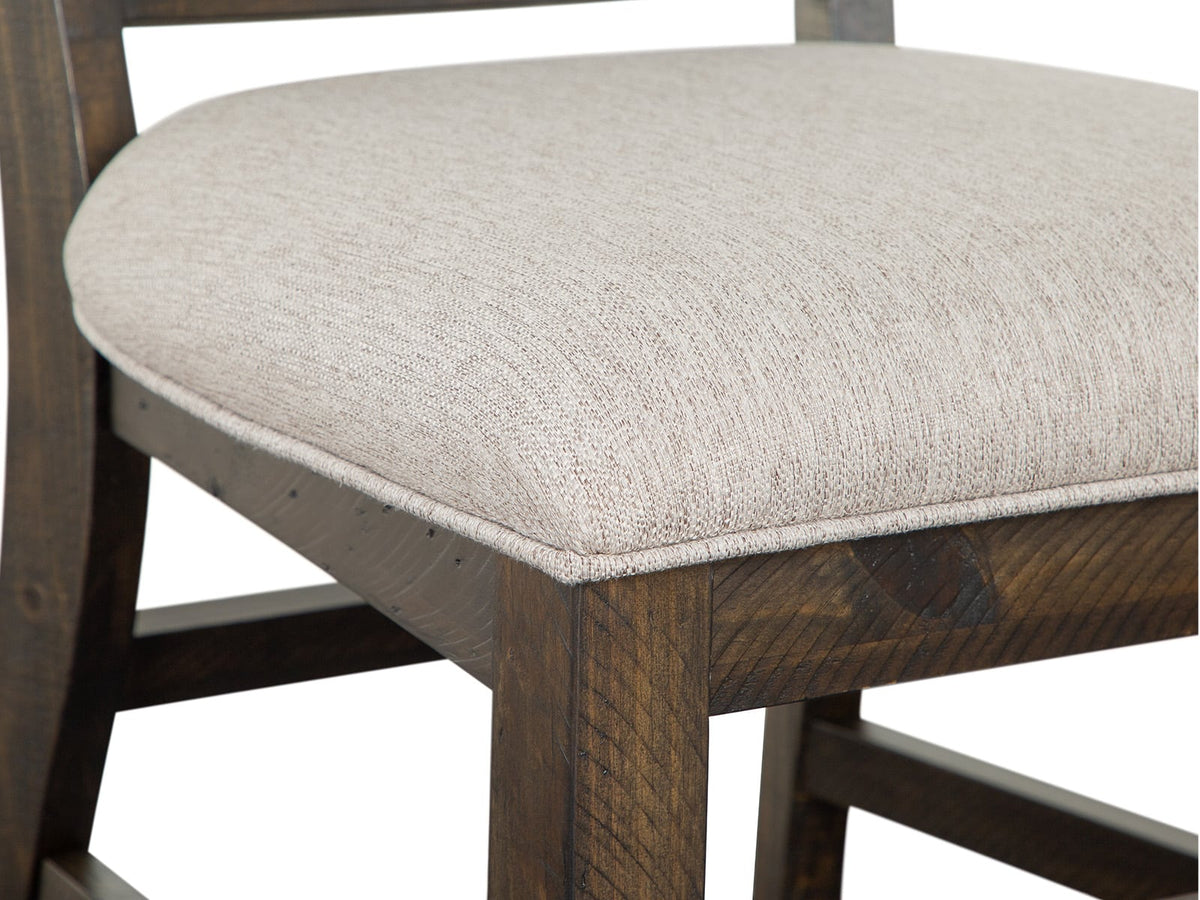 Magnussen Home Bellamy Peppercorn Extendable Rectangular Dining Table With 2 Benches 2 Upholstered Side Chairs And Server