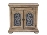 Magnussen Home Marisol Fawn Queen Panel Bed With 2 Bachelor Chests